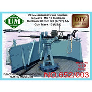 UM Military Tactics 652-003 1/72 Oerlikon 20mm/70 AA Gun Mark 10