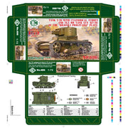 UM Models MT686 1/72 T-26 Tank with Cylindrical Turret and 76.2mm Tunk Gun (KT-28) Plastic Model Kit