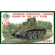 UM Military Tactics 687 1/72 Armored Personnel Carrier Based in the BT-7 Tank