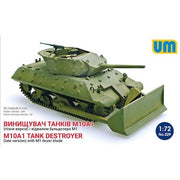 Unimodel 1/72 M10A1 Tank Destroyer Late Version w/ M1 Dozer Blade