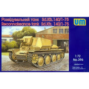 Unimodel 1/72 Sd.Kfz.140/1-75 WWII German Reconnaissance Tank