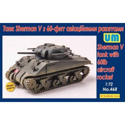 Unimodel 1/72 Sherman V Tank with 60lb Aircraft Rocket