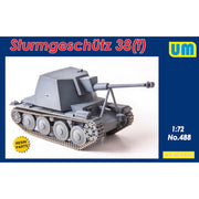 Uni Model 488 1/72 Sturmgeschutz 38 (t) Plastic Model Kit