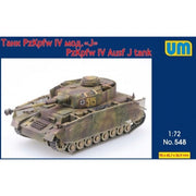 UniModel 548 1/72 Panzer IV Ausf.J Tank