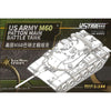 U-Star 60003 1/144 US Army M60 Battle Tank Plastic Model Kit