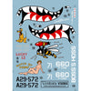 Ventura 1/32 Curtiss P-40s American Volunteer Group P-40N and RAAF P-40M/N Decals
