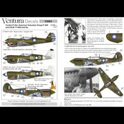 Ventura 3283 1/32 Curtiss P-40s American Volunteer Group P-40N and RAAF P-40M/N Decals