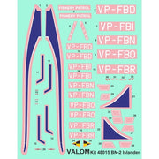 Valom 48015 1/48 Britten-Norman BN-2 Islander Falkland Islands