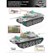 Vespid Models VS720007 1/72 Centurion Tank Mk5/1 RAAC (Vietnam War Version)