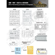 Vespid Models VS720012 1/72 Panther G 20mm Flakvierling auf Fahrgestell