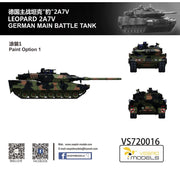 Vespid Models VS720016 1/72 German Main Battle Tank Leopard 2 A7V