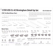 Very Fire VF350921DX 1/350 USS Birmingham CL-62 DX Deluxe Version