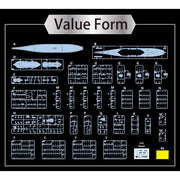 Vee Hobby E57003 1/700 Missouri Battleship BB-63 1945 Deluxe Edition