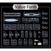 Vee Hobby E57005 1/700 South Dakota Battleship BB-57 1944 Deluxe Edition