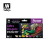 Vallejo 72306 Fantasy Color Series Aztec Dragons 8 Color Acrylic Paint Set