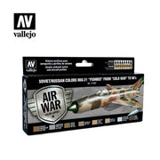 Vallejo Model Air Soviet/Russian MiG-21 Fishbed 50s-90s Acrylic Paint Set