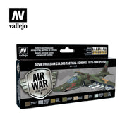 Vallejo Model Air Soviet/Russian Tactical Schemes 1978-89 Part II Acrylic Paint Set