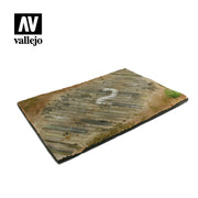 Vallejo Scenics 31x21 Wooden Airfield Surface Diorama Base AVSC102