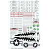 Warbird Decals WB72044 1/72 PT-109 Patrol Torpedo Boat General Details Decals
