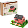 Wise-Elk Mini-Bricks Constructor Set Irish House White 450pcs