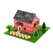 Wise-Elk Mini-Bricks Constructor Set Irish House White 450pcs