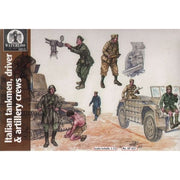Waterloo 1815 037 1/72 WWII Italian Tank and Vehicle Drivers and Crew Plastic Model Kit
