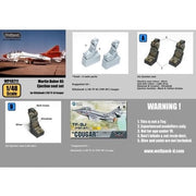 Wolfpack Design 48211 1/48 Martin Baker A5 Ejection seats for TF-9J Cougar Plastic Model Kit