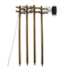 Woodland Scenics WUS2266 HO Wired Poles Double Crossbar