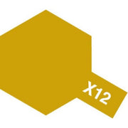 Tamiya 80012 Enamel Paint X-12 Gloss Gold Leaf (10ml)