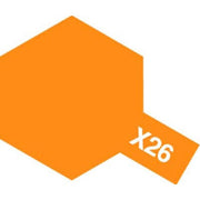 Tamiya 81526 Acrylic Paint X-26 Gloss Clear Orange 10ml