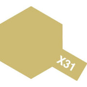 Tamiya 81531 Acrylic Paint X-31 Gloss Titanium Gold 10ml