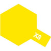 Tamiya 81508 Acrylic Paint X-8 Gloss Lemon Yellow 10ml