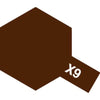 Tamiya 80009 Enamel Paint X-9 Gloss Brown (10ml)