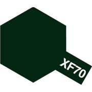 Tamiya 80370 Enamel Paint XF-70 Flat Dark Green (10ml)