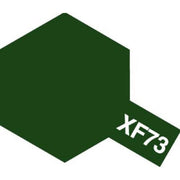 Tamiya 81773 Acrylic Paint XF-73 Flat Dark Green (10ml)
