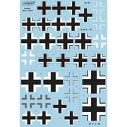 Xtradecal 48166 1/48 Luftwaffe Heavy Fighter Crosses for Junkers Ju-88, Dornier Do-17, Do 215 and Messerschmitt Bf-110 Decals