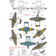 Xtradecal X72191 1/72 de Havilland DH 100 Vampire FB.3/5