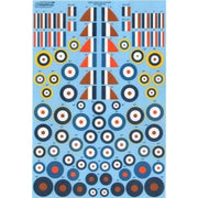 Xtradecal 72226 1/72 Supermarine Spitfire and Hawker Hurricane National Insignia Battle of Britain 1940 Decals