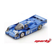 Spark Y177 1/64 Porsche 956 No. 21 M. Andretti - M. Andretti - P. Alliot - 3rd 24H Le Mans 1983 Diecast Car