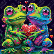 Yazz Puzzle 3834 Frogs In Love 1023pc Jigsaw Puzzle
