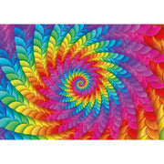 Yazz Puzzle 3850 Psychedelic Rainbow 1000pc Jigsaw Puzzle