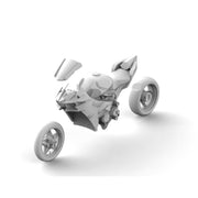 Tori Factory ZPLMF-08B 1/48 TOPGUN Pilot w/Motobike Model Kit