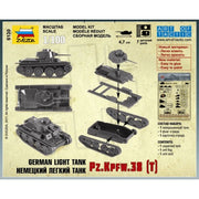 Zvezda 6130 1/100 German 38T Tank
