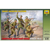 Zvezda 8077 1/72 WW2 Soviet Infantry Platoon Kursk 1943 Russian Infantry