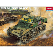 Academy 13269 1/35 Tank M3A1 USA Stuart Light 1398
