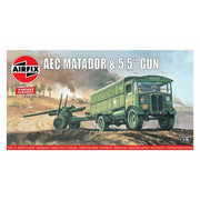 Airfix A01314V 1/76 Vintage Classics AEC Matador and 5.5in Gun