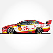 Authentic Collectables ACD64F18B 1/64 Shell V-Power/DJR Team Penske Ford FGX Falcon 2018 Supercars Fabian Coulthard