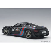 AutoArt 1/18 Porsche 918 Spyder Weissach Package Black Martini Livery*