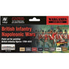 Vallejo 70163 Model Color British Infantry Napoleonic Wars 8 Color Arylic Paint Set