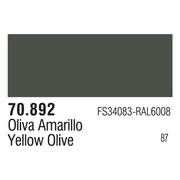 Vallejo 70892 Model Color Yellow Olive 17ml Paint
